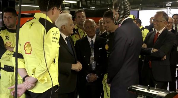 F1, Mattarella a Monza incontra i team principal e visita box Ferrari