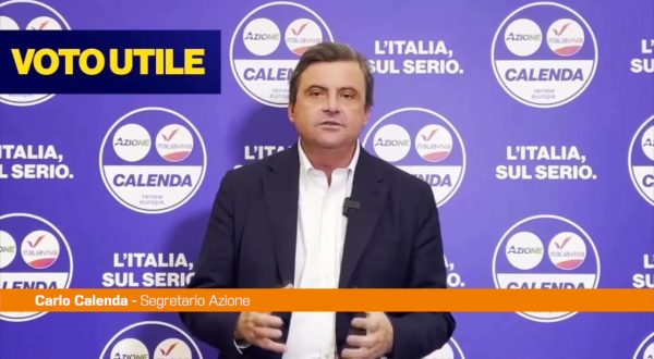 Calenda “L’unico voto utile è quello per il Terzo polo”