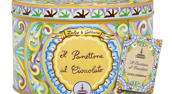 A Natale panettone al cioccolato e torroncini Fiasconaro-Dolce&gabbana