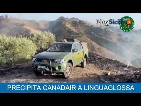 Precipita Canadair a Linguaglossa