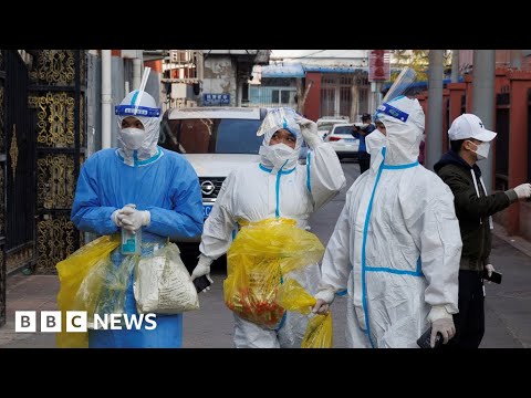 Record daily China Covid cases despite strict lockdowns – BBC News