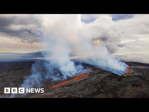 World’s largest active volcano erupts in Hawaii – BBC News