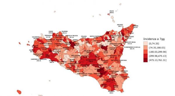 Covid, in Sicilia contagi e ospedalizzazioni in lieve aumento