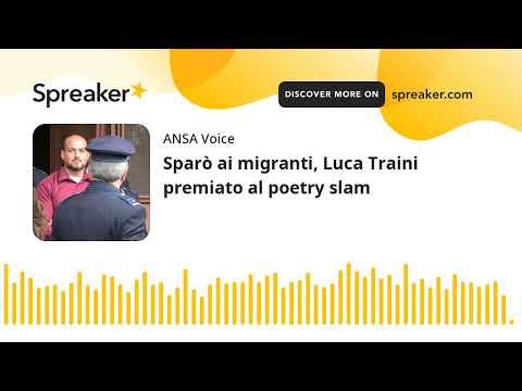 Sparò ai migranti, Luca Traini premiato al poetry slam