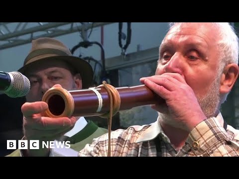 German stag-calling contest takes place in Dortmund – BBC News