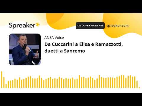 Da Cuccarini a Elisa e Ramazzotti, duetti a Sanremo