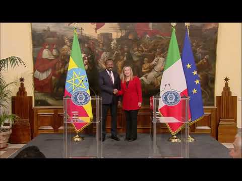 Dichiarazioni alla stampa con il Primo Ministro dell’Etiopia (traduzione simultanea)