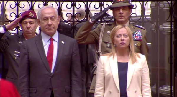 Meloni incontra Netanyahu a Palazzo Chigi
