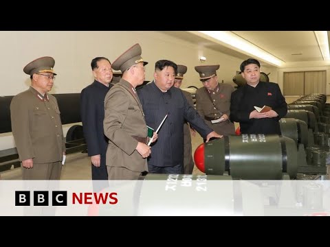 North Korea publishes photos of ‘small nuclear warheads’ – BBC News