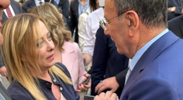 I leader del centrodestra a Catania, Meloni “Sicilia strategica”