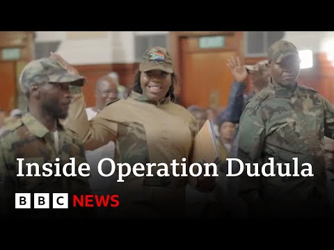 Inside South Africa's notorious anti-migrant group - BBC News