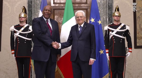 Mattarella ha ricevuto il re del Lesotho