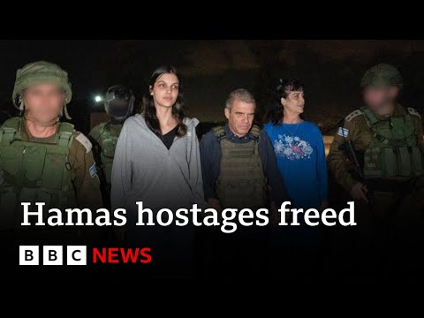 Two American hostages freed by Hamas – BBC News