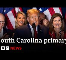 Donald Trump defeats Nikki Haley in South Carolina | BBC News