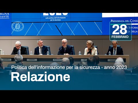 Relazione sulla politica dell’informazione per la sicurezza