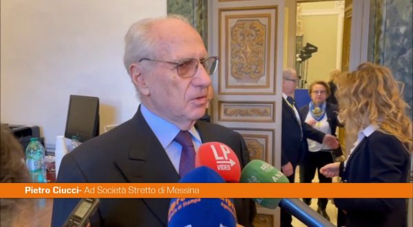 Ponte sullo Stretto, Ciucci “Avvieremo attività entro l’estate”