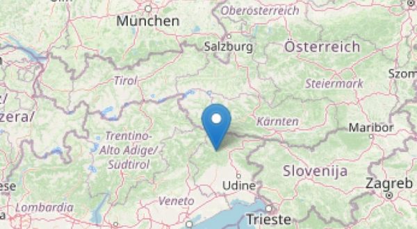 Terremoto di magnitudo 4.5 in provincia di Udine