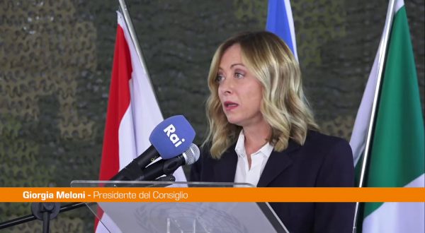 Meloni “La pace non si fa con le parole, ma con impegno e deterrenza”