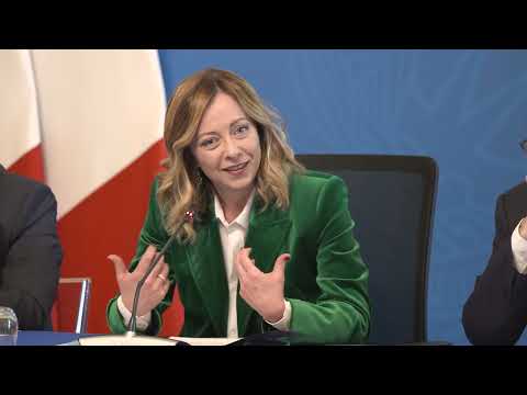 Riunione della Cabina di regia per il Piano Mattei, l’intervento del Presidente Meloni