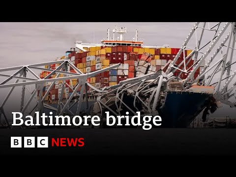 Divers recover bodies in Baltimore bridge collapse waters | BBC News