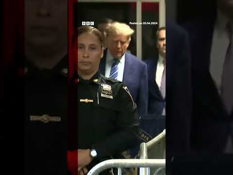 Man dies after setting himself on fire outside Donald Trump trial. #DonaldTrump #Shorts #BBCNews