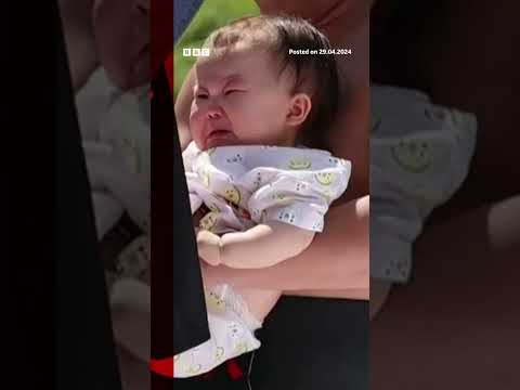 Inside Nakizumo, Japan’s ‘crying baby sumo’ festival. #Shorts #Japan #BBCNews