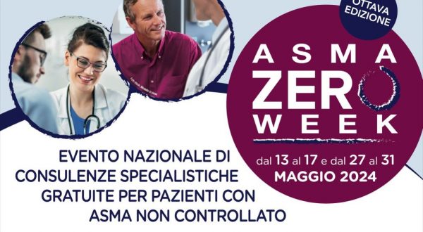 Riparte Asma Zero Week, consulenze specialistiche gratuite in 40 centri
