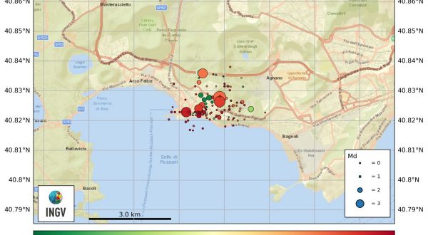 Sciame sismico ai Campi Flegrei, 150 scosse. Evacuate 35 famiglie