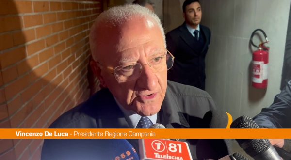 Campi Flegrei, De Luca “Serve far conoscere i piani di sicurezza”