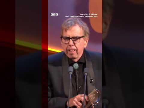 Timothy Spall won a TV Bafta for his role in The Sixth Commandment. #TimothySpall #Baftas #BBCNews
