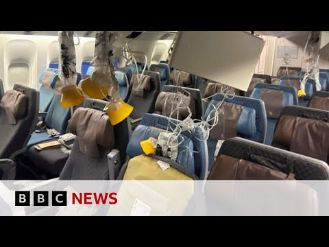 Singapore Airlines flight: Passengers tell of horror flight in which British man dies | BBC News