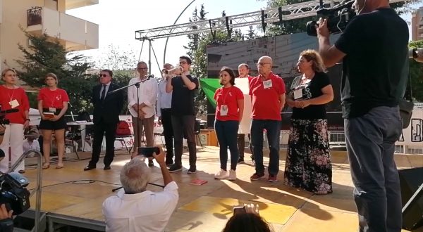 In via D’Amelio a Palermo minuto di silenzio in memoria di Borsellino