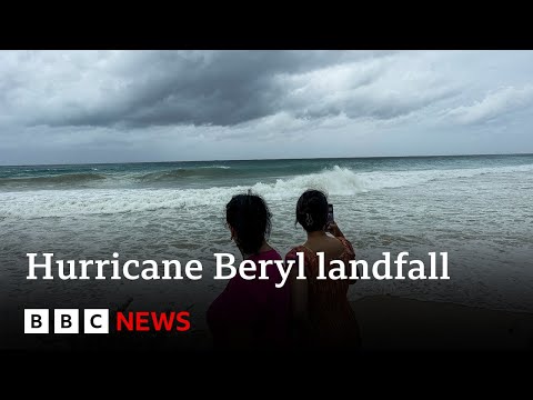 Hurricane Beryl makes landfall as Caribbean braces for days ahead | BBC News