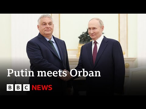 Ukraine war: EU’s most Russia-friendly leader meets Putin in Moscow | BBC News