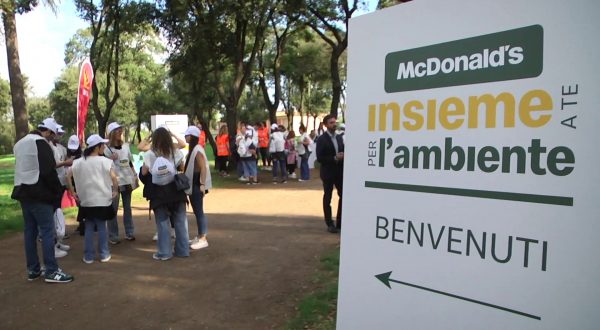 McDonald’s, “Insieme a te per l’ambiente” riparte da Roma