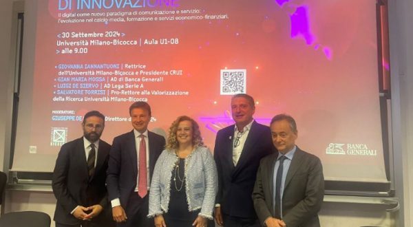 Banca Generali, Bicocca e Lega Serie A al lavoro per l’innovazione