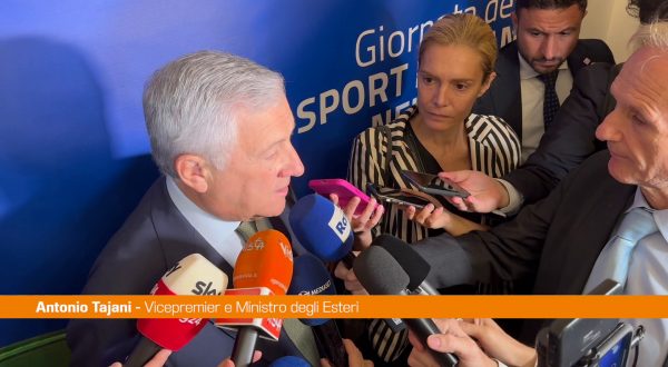 M.O., Tajani “Continuare a tenere aperta la porta della diplomazia”