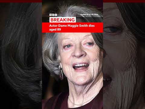 Dame Maggie Smith has died at the age of 89. #HarryPotter #MaggieSmith #BBCNews