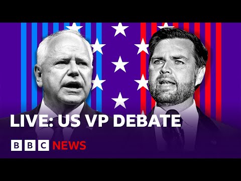 LIVE: Walz and Vance face off in US election VP debate | BBC News