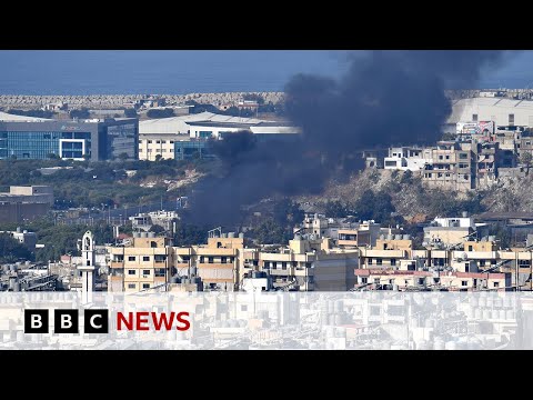 Israel strikes Lebanon’s capital Beirut for first time in five days | BBC News