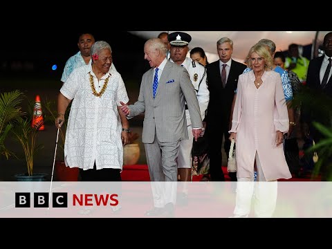 King Charles and Queen Camilla arrive in Samoa | BBC News
