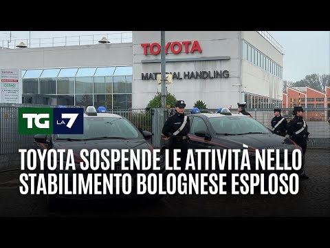 Toyota sospende le attività nello stabilimento bolognese esploso