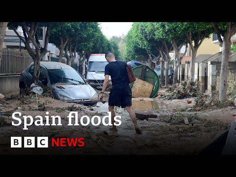 Spain’s King Felipe ‘devastated’ by deadly floods as PM warns of dangerous conditions | BBC News