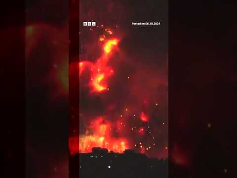 Moment huge explosion shakes Beirut. #Israel  #Lebanon  #MiddleEast #BBCNews