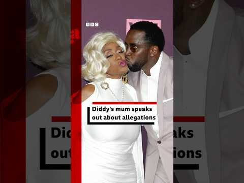 Diddy’s mum speaks out about allegations. #Diddy #SeanCombs #BBCNews