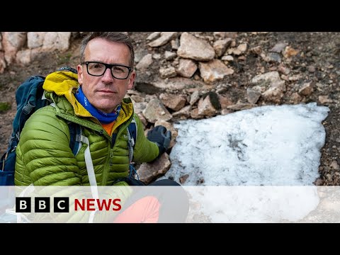 UK’s long-lasting snow patch melts away | BBC News