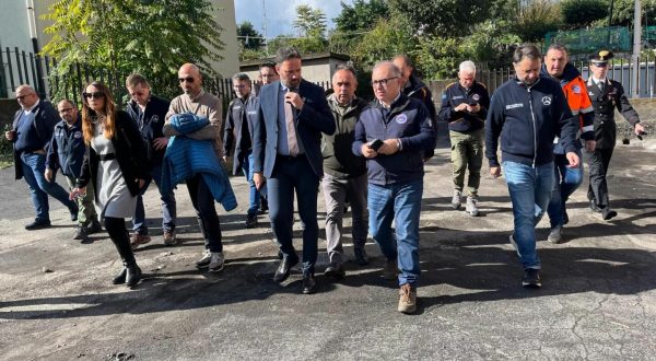 Si contano i danni del maltempo nel Catanese, sopralluogo della Protezione civile