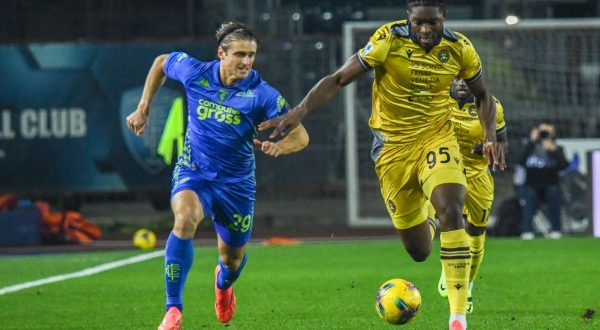 Davis risponde a Pellegri, finisce 1-1 tra Empoli e Udinese