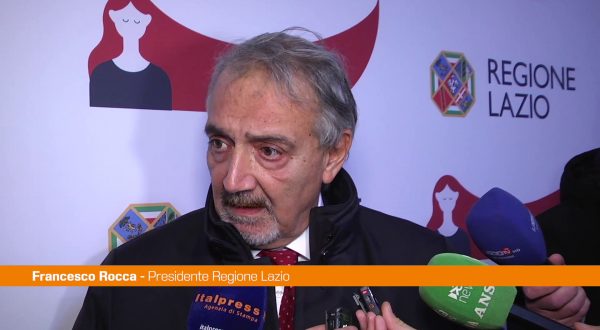 Violenza donne, Rocca “Nessuno si senta escluso da battaglia”