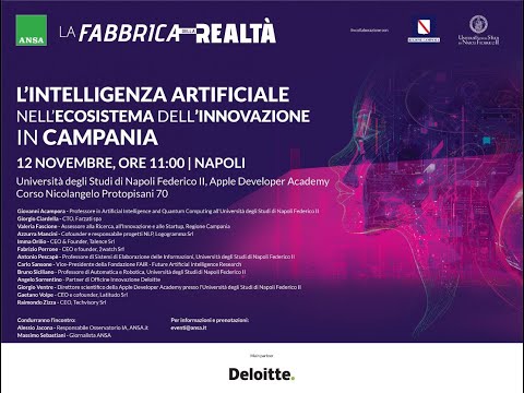 La Fabbrica della Realtà – L’intelligenza artificiale nell’ecosistema dell’innovazione in Campania